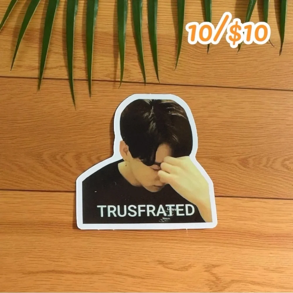 Trusfrated Meme Sticker – 3” - Picture 1 of 1